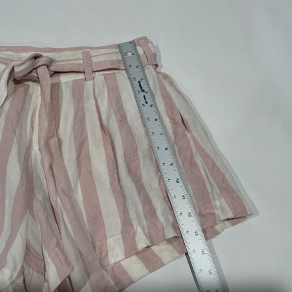 Rails Sz S Katy Petal Stripe Linen Blend Shorts - Picture 7 of 10